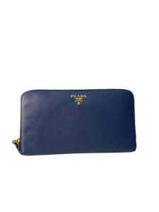 Prada Blue Wallet
