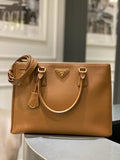 Prada Brown Lux Galleria Large Tote Bag