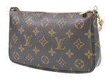 Louis Vuitton Pochette Accessoire  Canvas Clutch Bag