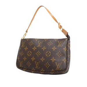 Louis Vuitton Pochette Accessoires  Canvas Clutch Bag