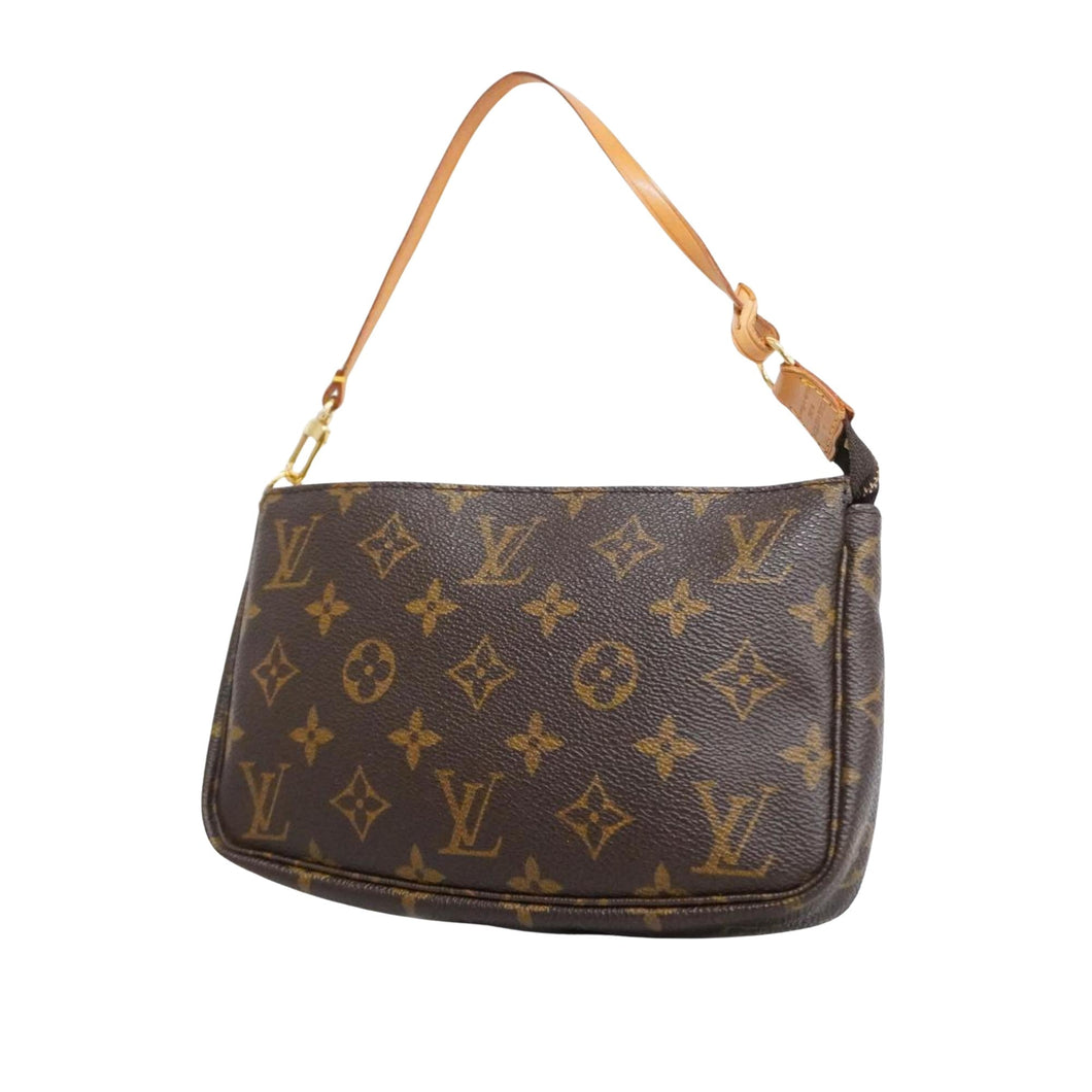 Louis Vuitton Pochette Accessoires  Canvas Clutch Bag