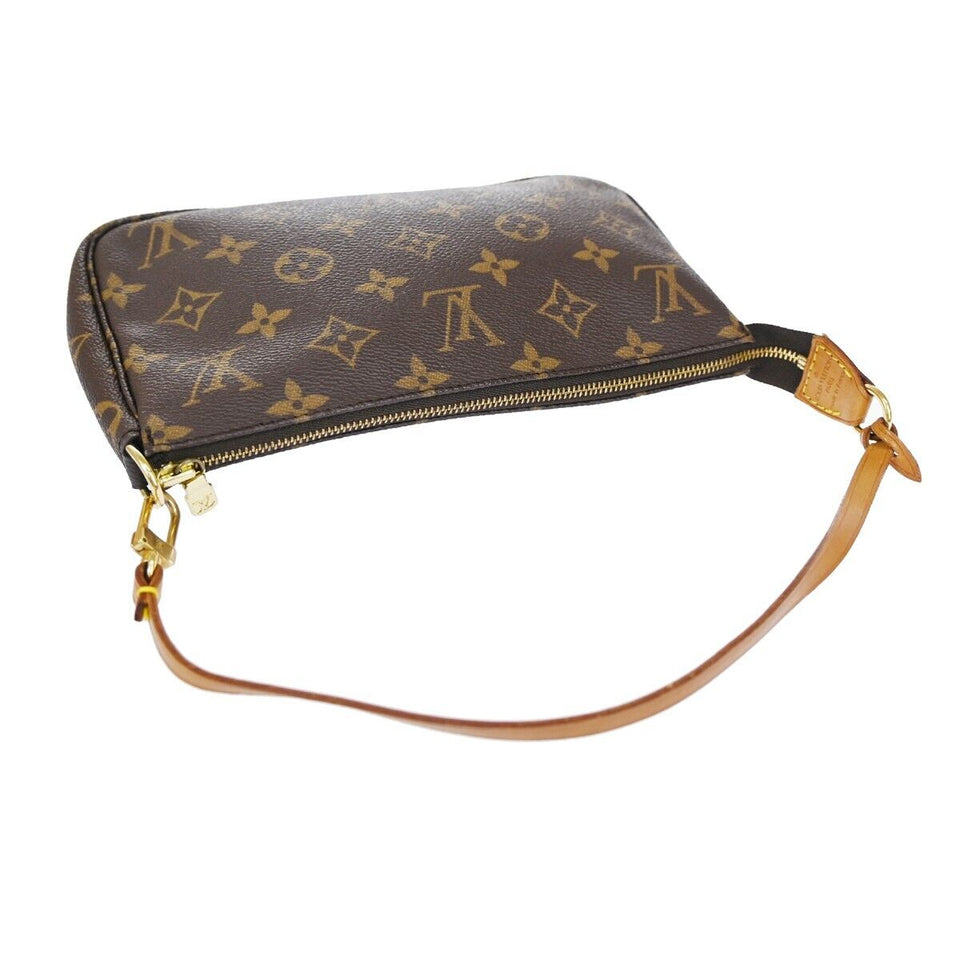 Louis Vuitton Pochette Accessoires  Canvas Clutch Bag