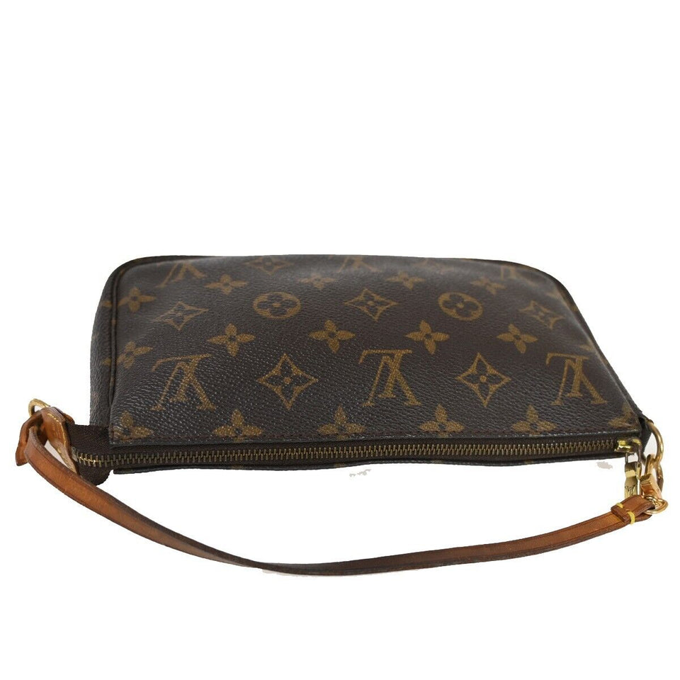 Louis Vuitton Pochette Accessoires  Canvas Clutch Bag