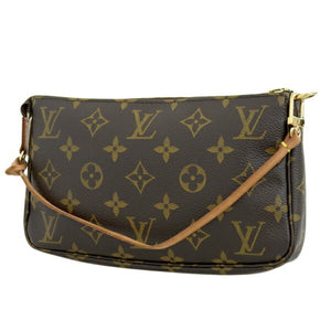 Louis Vuitton Pochette Accessoire  Canvas Clutch Bag