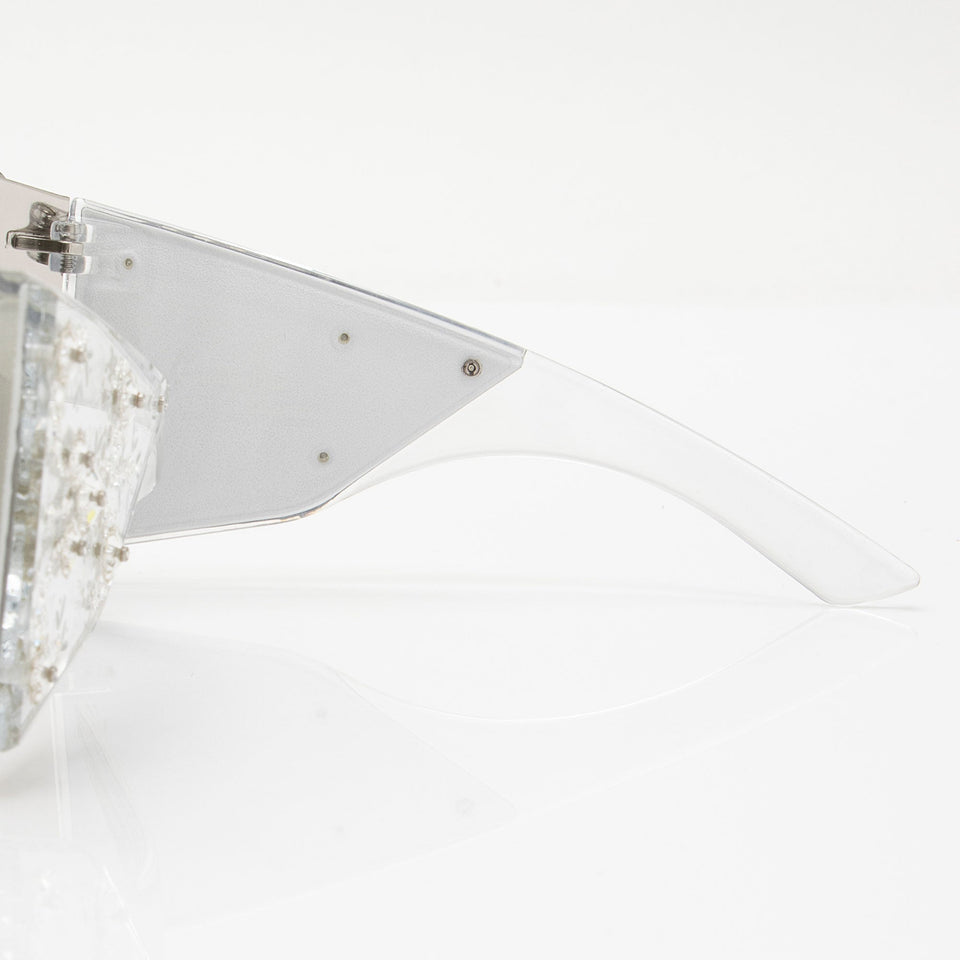 Dior Limited Edition Crystal Grand Salon X Shield Sunglasses