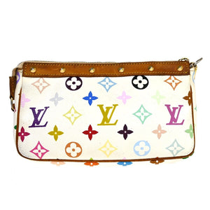 Louis Vuitton Pochette Accessoires  Canvas Clutch Bag
