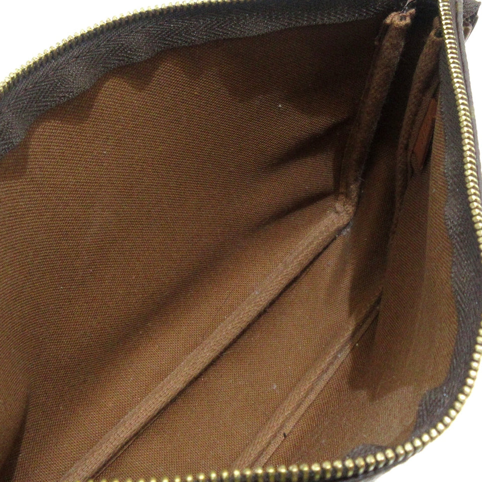 Louis Vuitton Pochette Accessoire  Canvas Clutch Bag