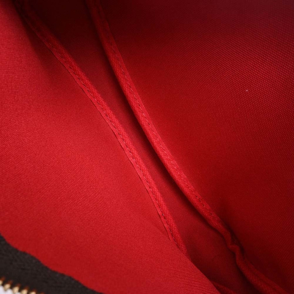 Louis Vuitton Pochette Accessoire  Canvas Clutch Bag