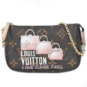 Louis Vuitton Pochette  Canvas Clutch Bag