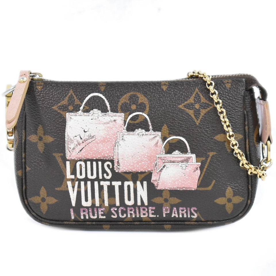 Louis Vuitton Pochette  Canvas Clutch Bag