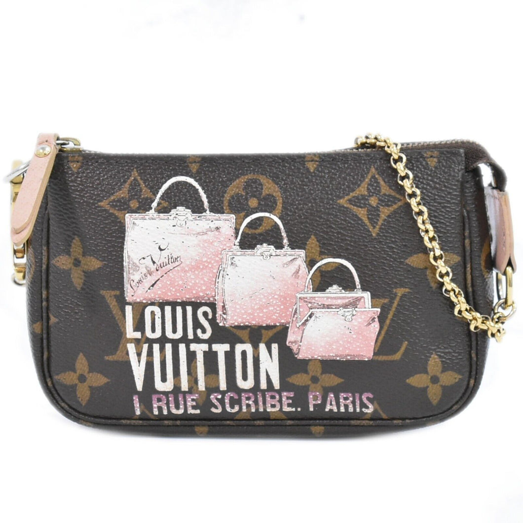 Louis Vuitton Pochette  Canvas Clutch Bag