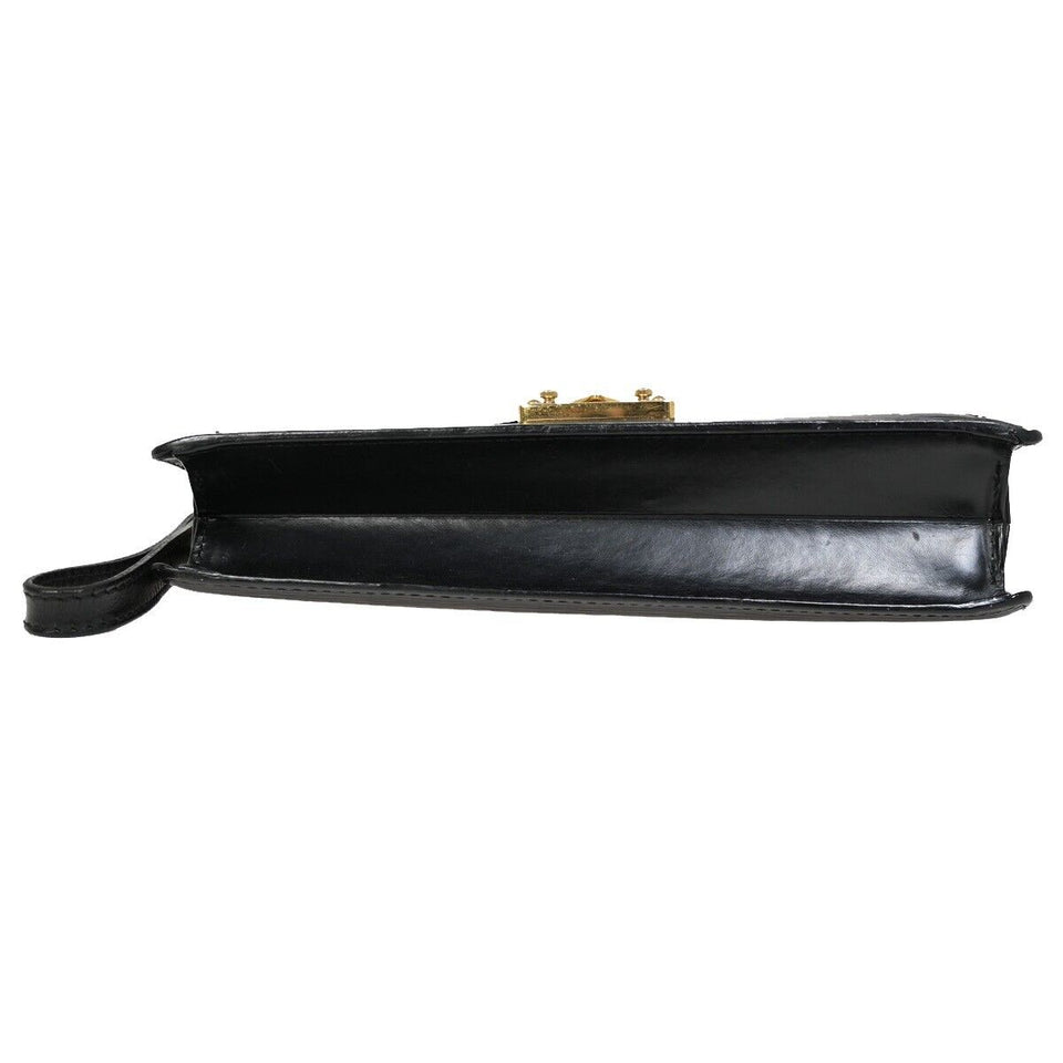 Louis Vuitton Sellier Drangonne  Leather Clutch Bag