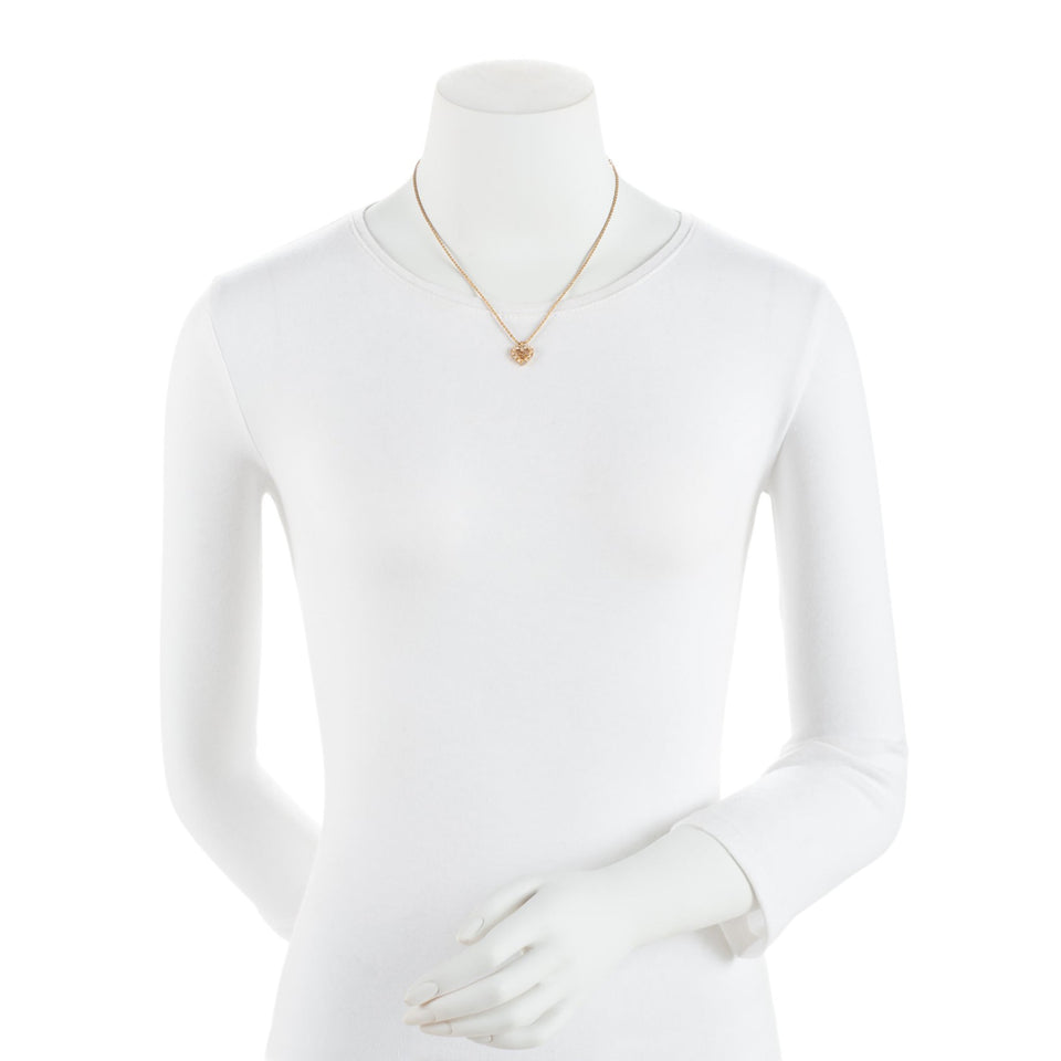 Dior Crystal Heart Necklace