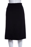 Chanel Black Pencil Skirt SZ 38