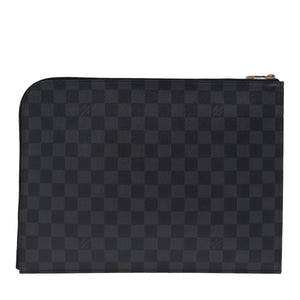 Louis Vuitton Pochette Jour  Canvas Clutch Bag