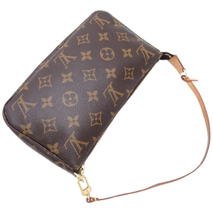 Louis Vuitton Pochette Accessoires  Canvas Clutch Bag
