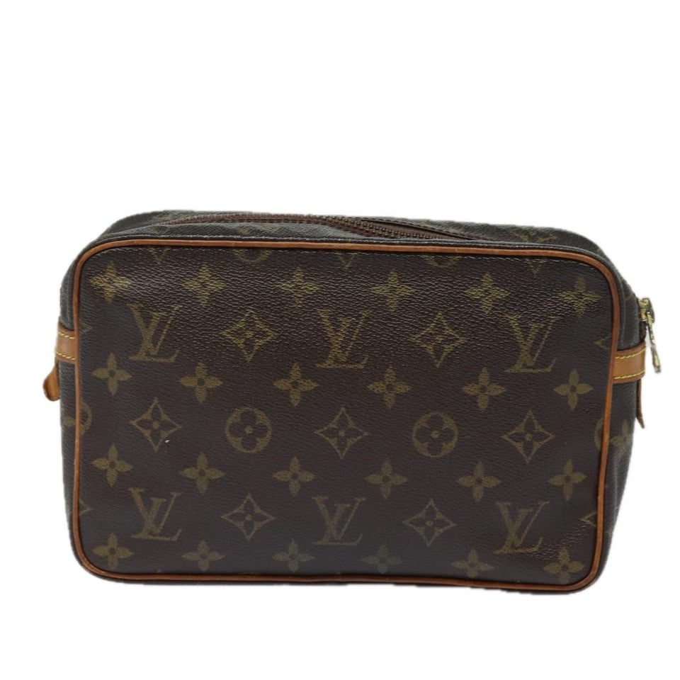 Louis Vuitton Monogram Compiegne 23 Clutch Bag M51847 Lv Auth 79951