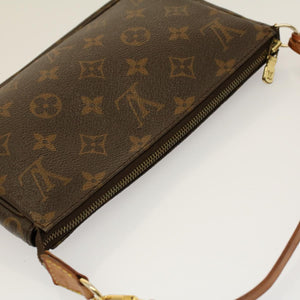 Louis Vuitton Pochette Accessoire  Canvas Clutch Bag