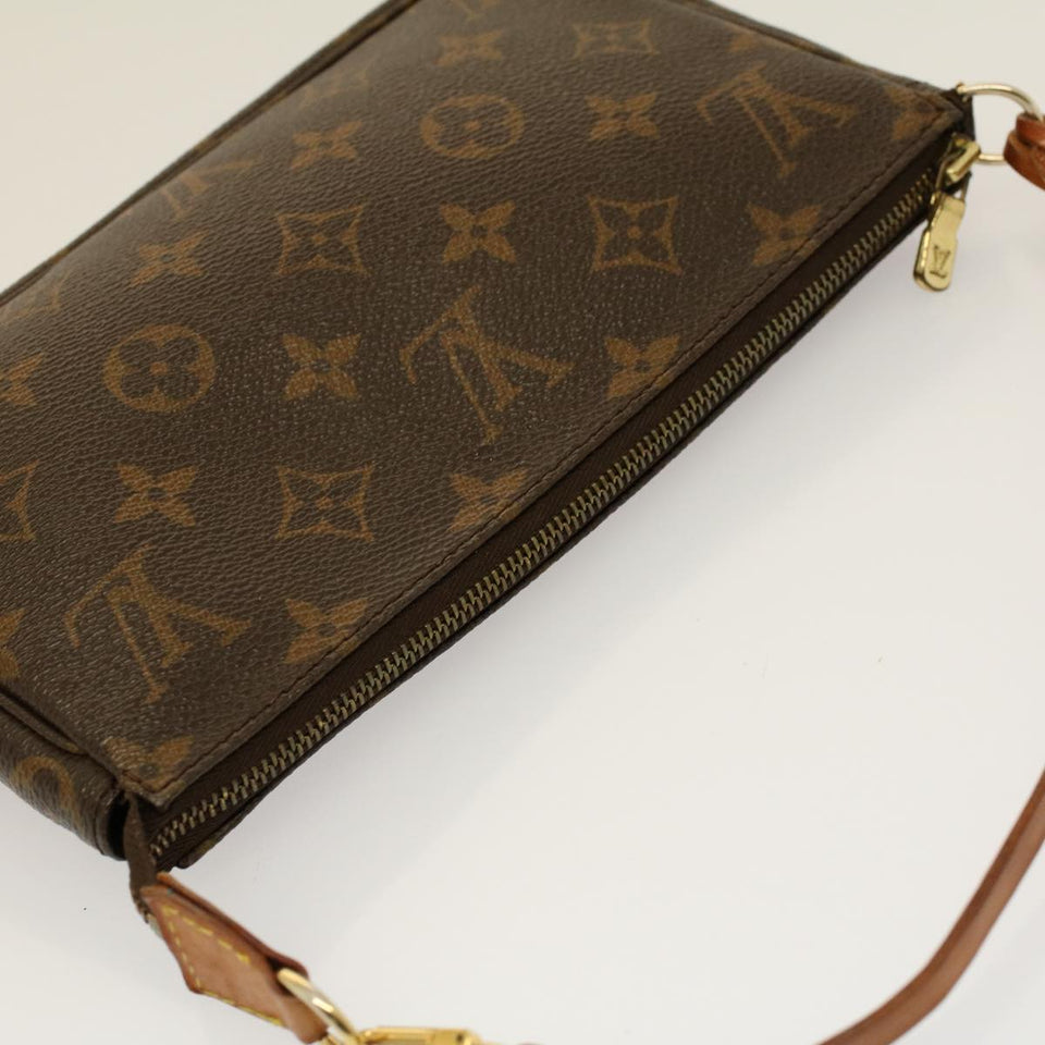 Louis Vuitton Pochette Accessoire  Canvas Clutch Bag