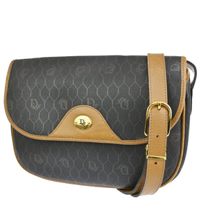 Dior Honeycomb  Canvas Shoulder Bag