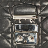 Dior Black Cannage Leather Miss Dior Compact Wallet