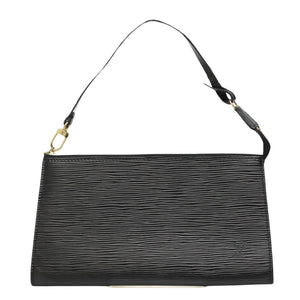 Louis Vuitton Pochette Accessoire  Leather Clutch Bag