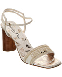 Dior DWay Canvas & Leather Sandal