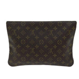 Louis Vuitton Pochette Pliante  Canvas Clutch Bag
