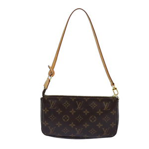 Louis Vuitton Pochette Accessoire  Canvas Clutch Bag