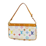Louis Vuitton Pochette Accessoire  Canvas Clutch Bag