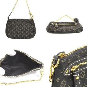 Louis Vuitton Pochette Accessoire  Canvas Clutch Bag
