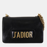 Black Patent Leather J'Adior Flap Bag