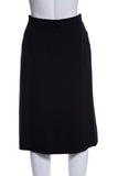 Chanel Black Pencil Skirt SZ 38