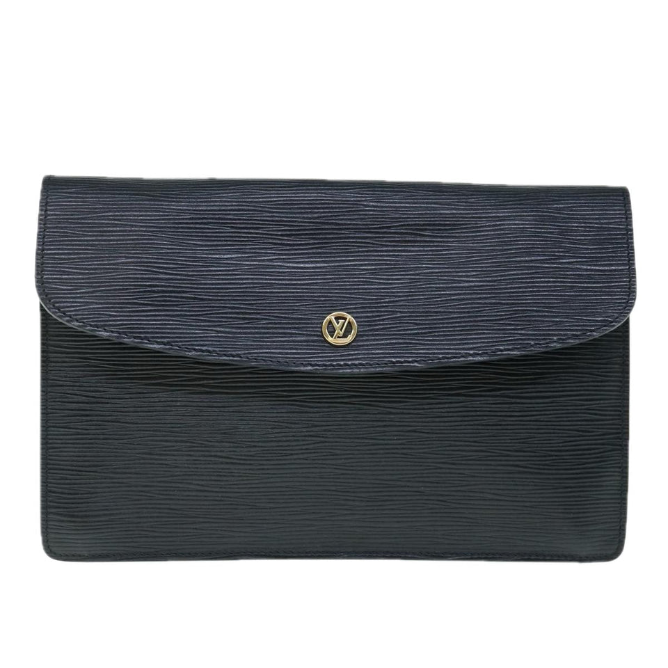 Louis Vuitton Montaigne  Leather Clutch Bag