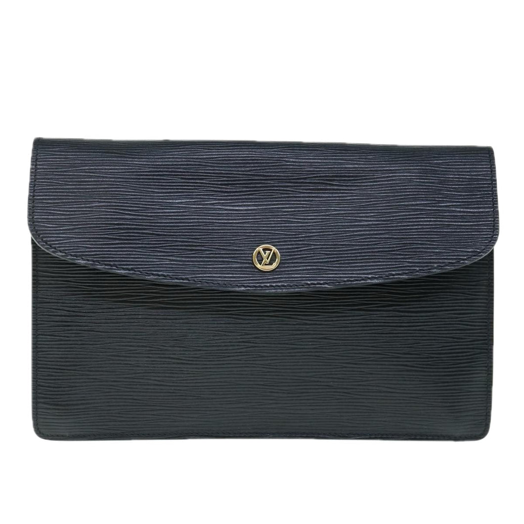 Louis Vuitton Montaigne  Leather Clutch Bag