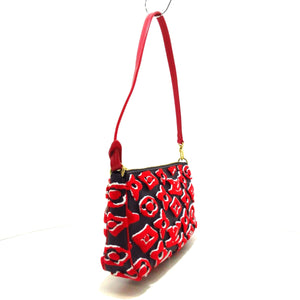 Louis Vuitton Pochette Accessoire  Canvas Clutch Bag