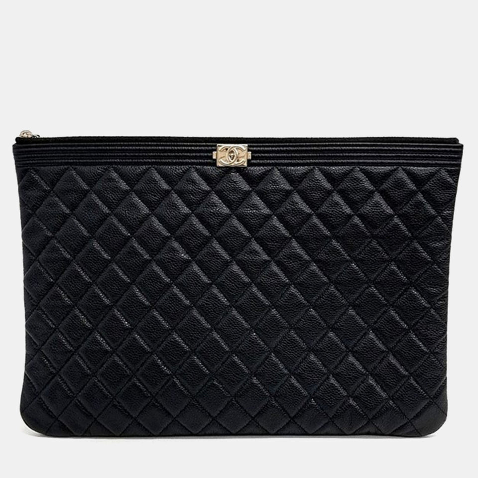 Caviar Boy Large Clutch
