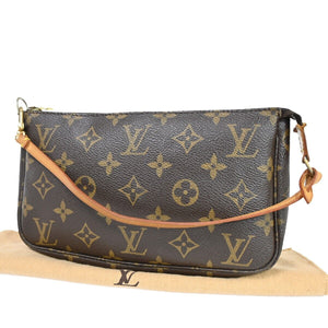 Louis Vuitton Pochette Accessoires  Canvas Clutch Bag