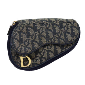 Dior Saddle  Canvas Clutch Bag