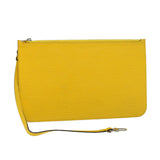 Louis Vuitton Pochette Neverfull  Leather Clutch Bag