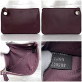 Fendi  pink yellow Leather Clutch Bag (Pre-Owned)