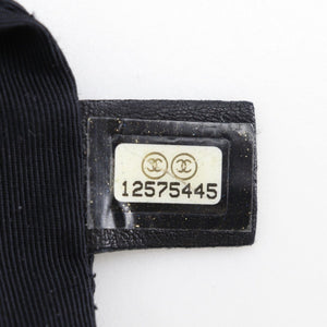 CHANEL Unlimited Tote Bag Logo Here Mark A46113 Nylon Silver Ladies