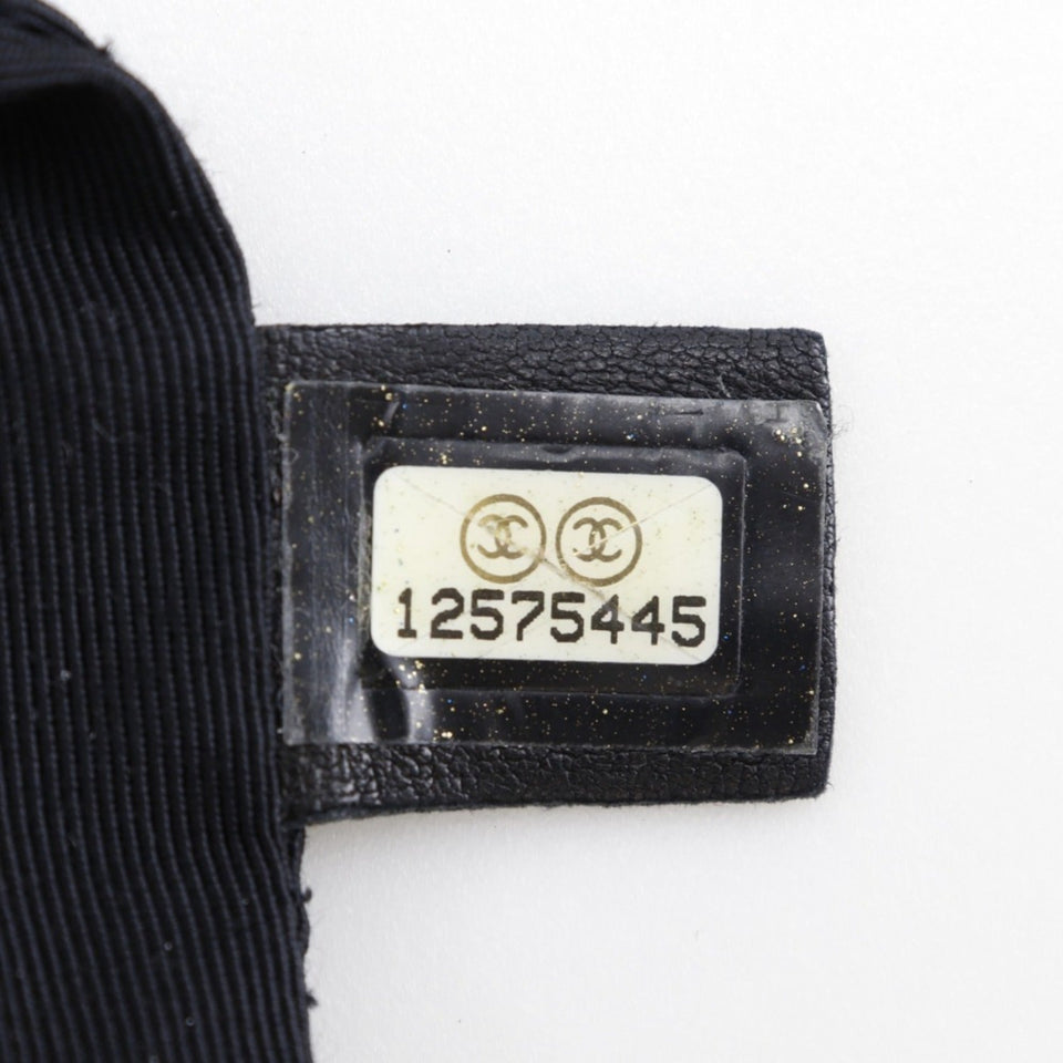 CHANEL Unlimited Tote Bag Logo Here Mark A46113 Nylon Silver Ladies
