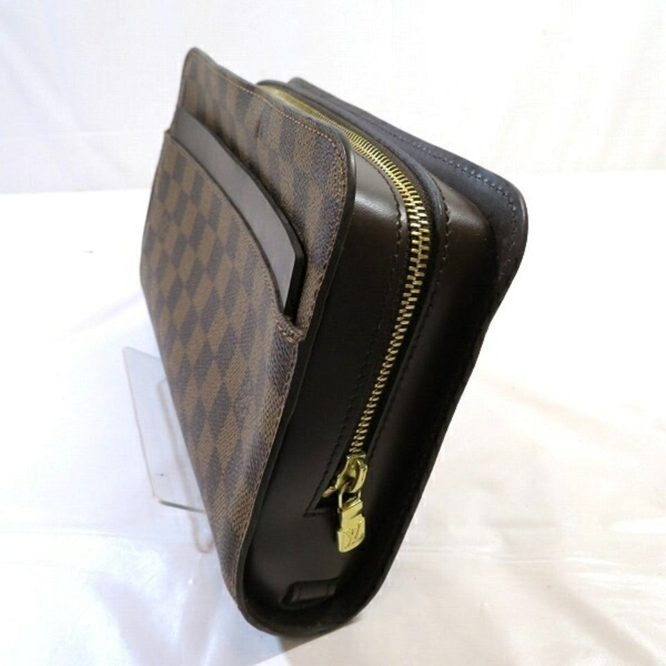 LOUIS VUITTON Damier Saint N51993 bag second clutch unisex
