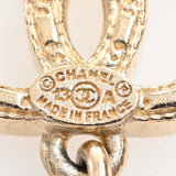 CHANEL Cocomark earrings clear ladies