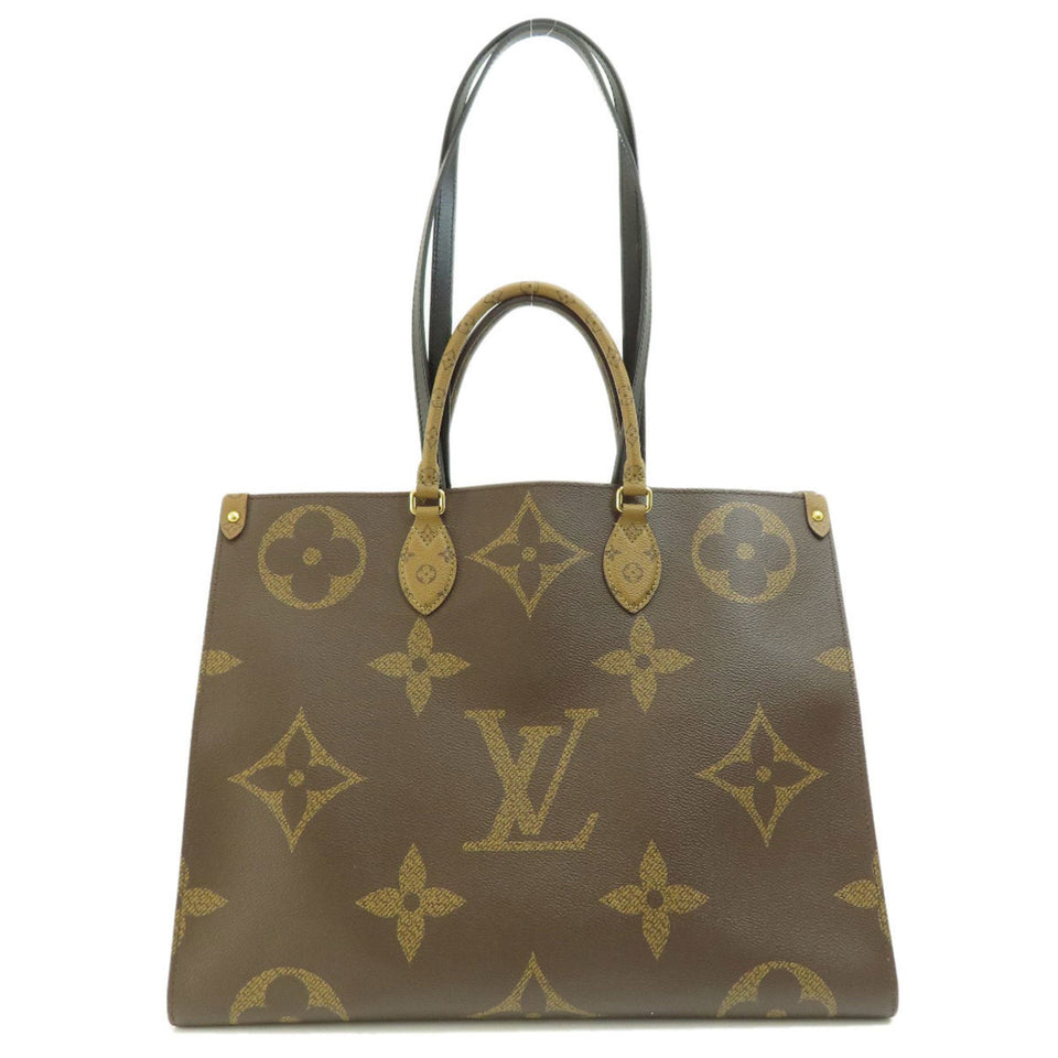 LOUIS VUITTON M44576 On The Go GM Giant Monogram Tote Bag Reverse Women's
