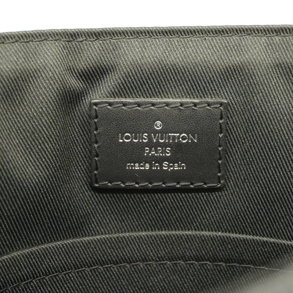 LOUIS VUITTONAuth  Damier Graphite District PM N41028 Shoulder Bag