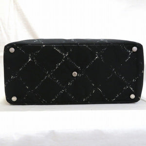 CHANEL old travel line bag tote unisex