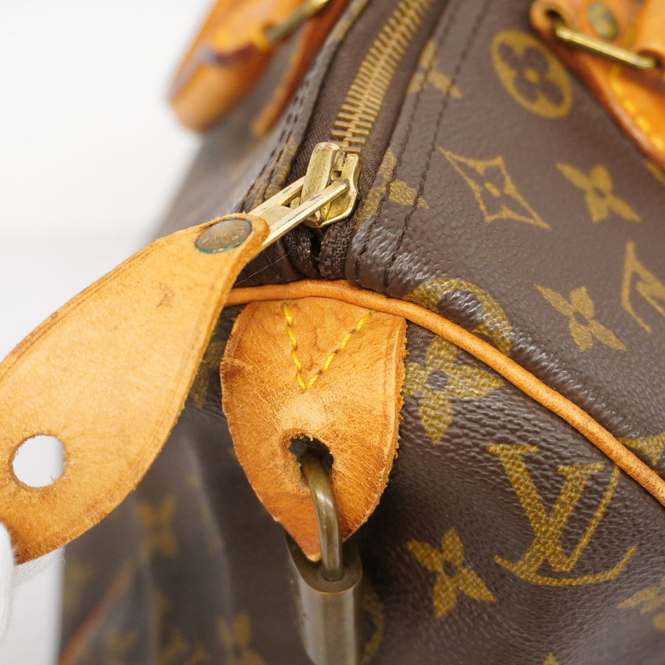 LOUIS VUITTONAuth  Monogram Speedy 30 M41108 Women's Handbag