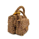 CHANELAuth  Matelasse Parent-child Bag Women's Tweed Handbag Light Purple